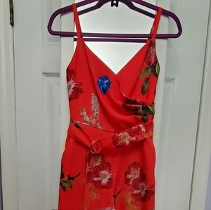 **LIKE NEW** Ted Baker Floral, Wide-leg Jumpsuit